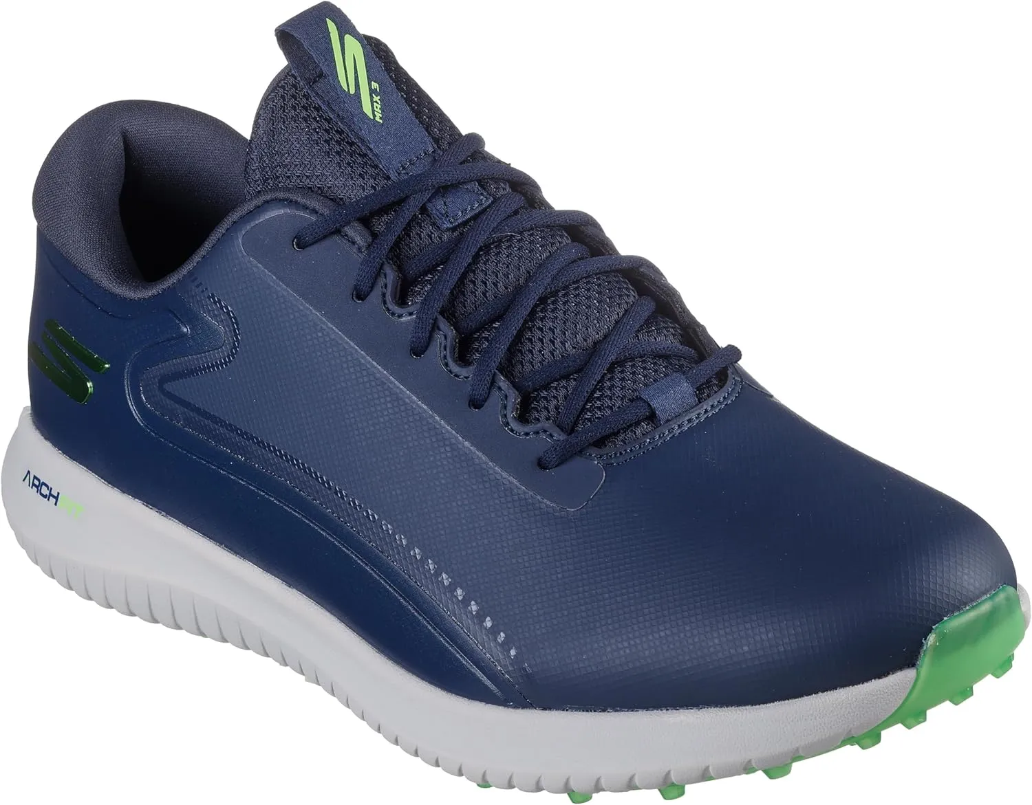 Skechers Men's GO Golf Max 3 Spikeless Golf Shoes - 11M Navy/Lime