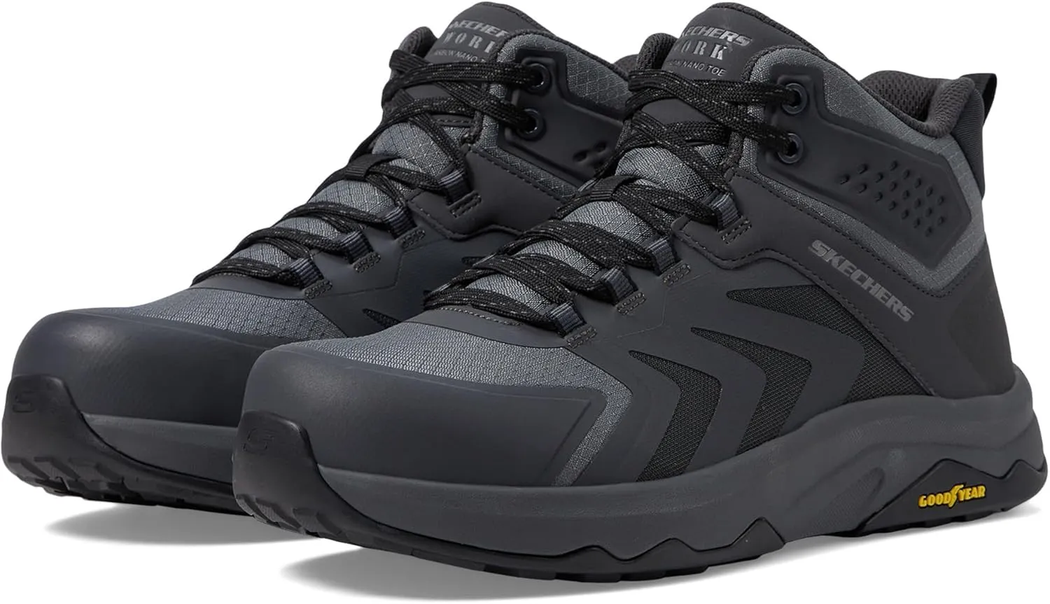 SKECHERS Men's Speed-Flex Trekker Mid Comp Toe Industrial Shoe