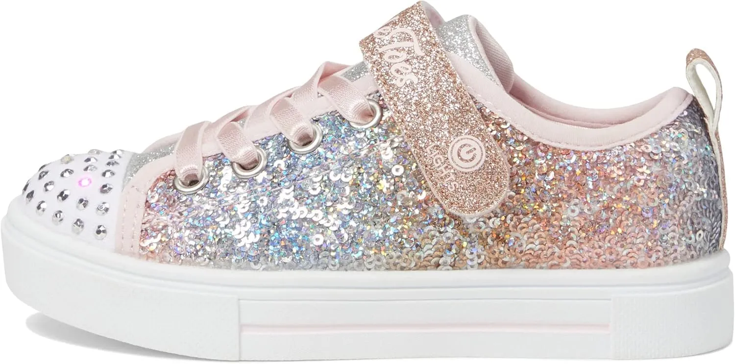 Skechers Unisex-Child Twinkle Sparks-Sequin Flash Sneaker