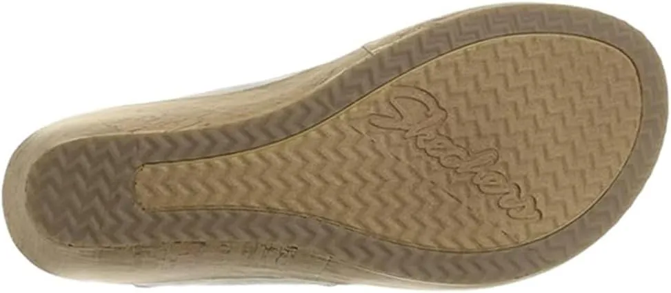 Skechers Women's Beverlee Smitten Kitten Wedge Sandal