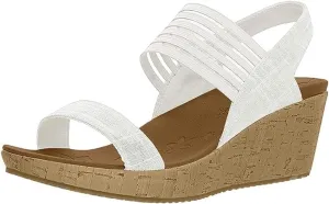 Skechers Women's Beverlee Smitten Kitten Wedge Sandal