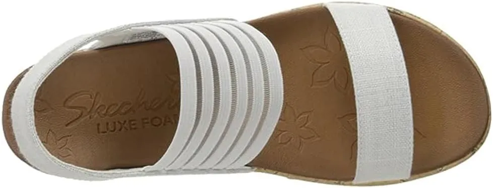 Skechers Women's Beverlee Smitten Kitten Wedge Sandal