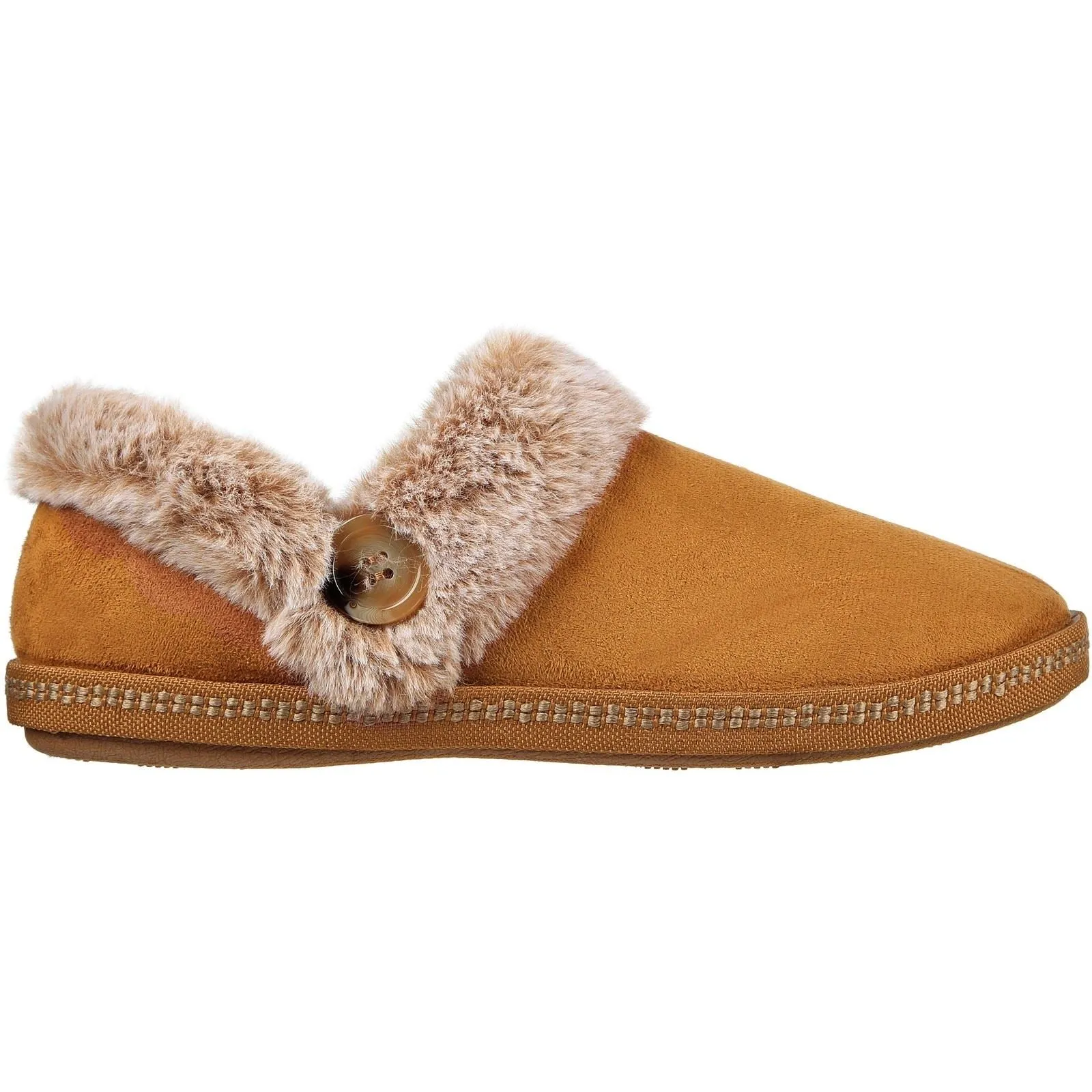 Skechers Women's Cozy Campfire Fresh Toast Slipper in Chestnut