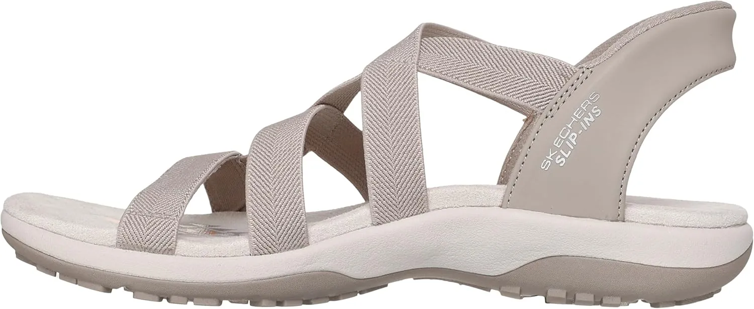 Skechers Women's Reggae Slim-Stretch Flex Hands Free Slip-ins Sandal