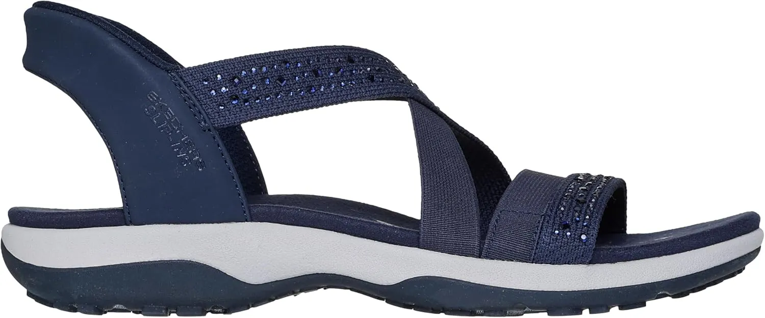 Skechers Women's Reggae Slim-Summer Sparkle Sandal