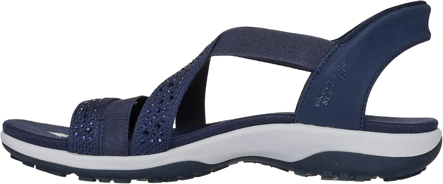 Skechers Women's Reggae Slim-Summer Sparkle Sandal