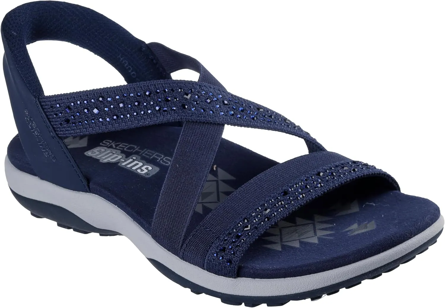 Skechers Women's Reggae Slim-Summer Sparkle Sandal