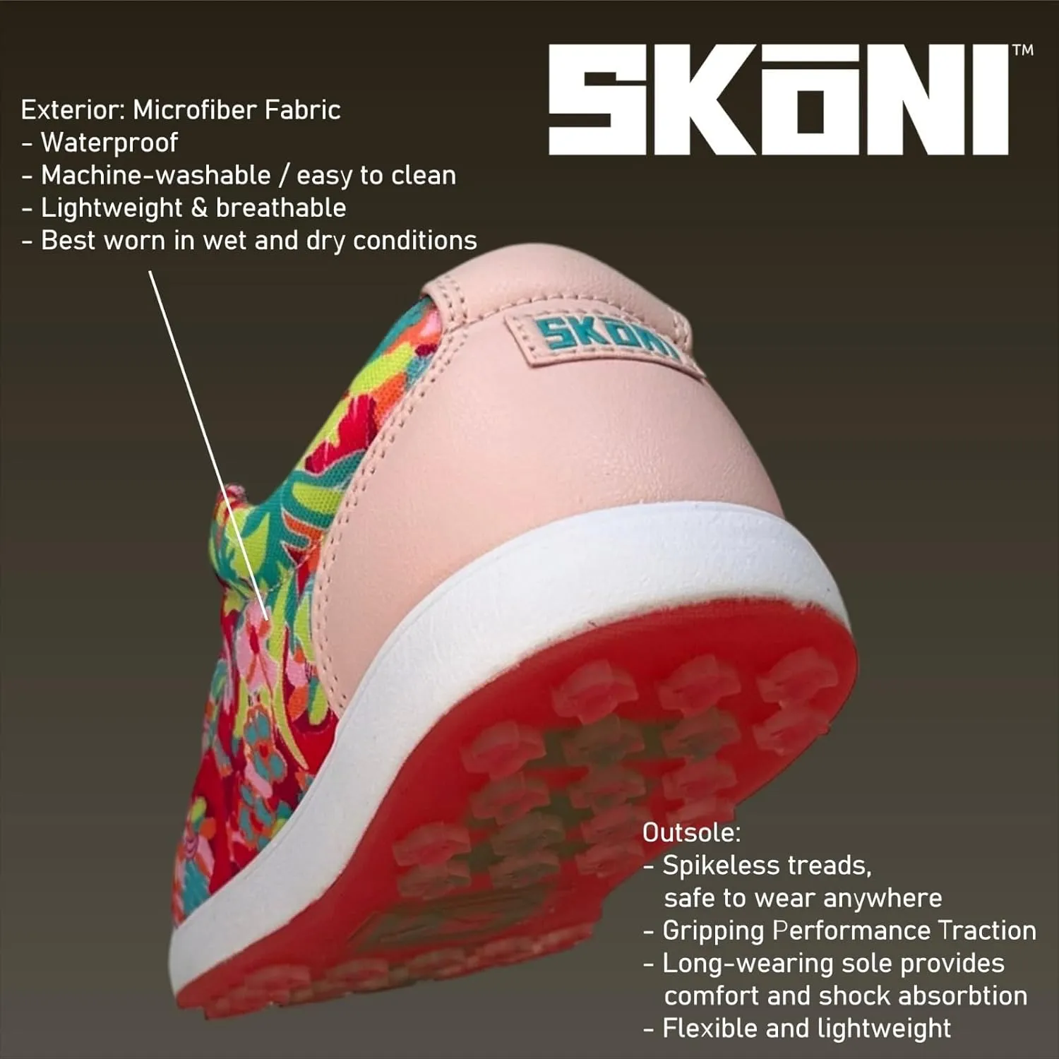 SKONI Women's G2 Waterproof Golf Shoe