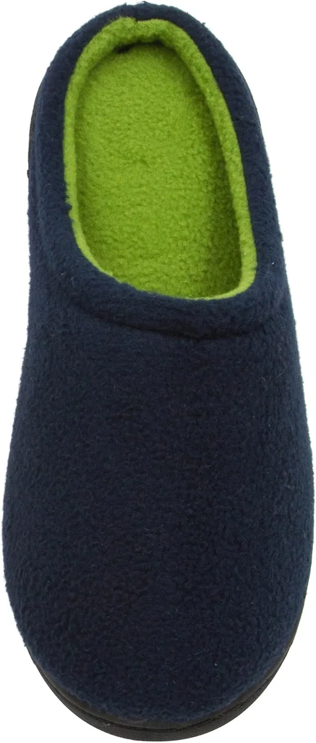 Skysole Boys Fleece Clog Slipper with Rugged Outsole