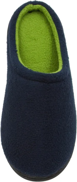 Skysole Boys Fleece Clog Slipper with Rugged Outsole