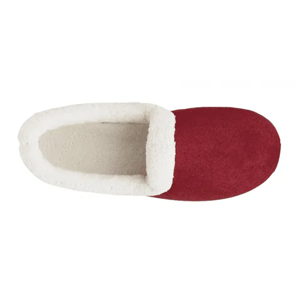 Sleepers SANDIE Womens Collared Full Slippers Wine