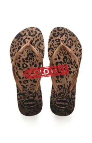 slim animals sandal