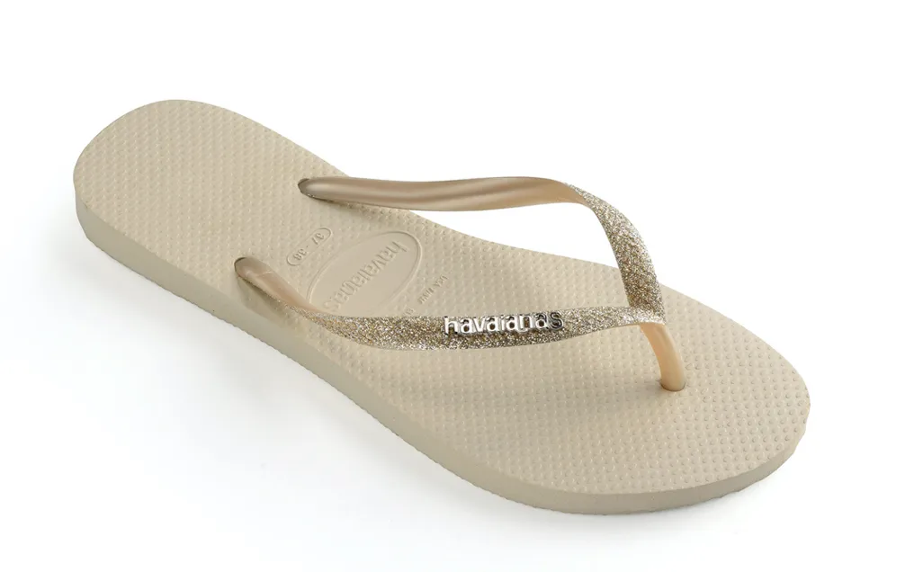 Slim Sparkle Flip Flops