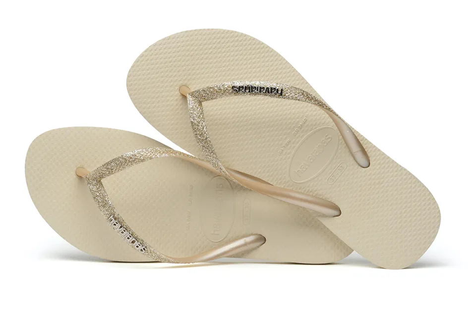 Slim Sparkle Flip Flops