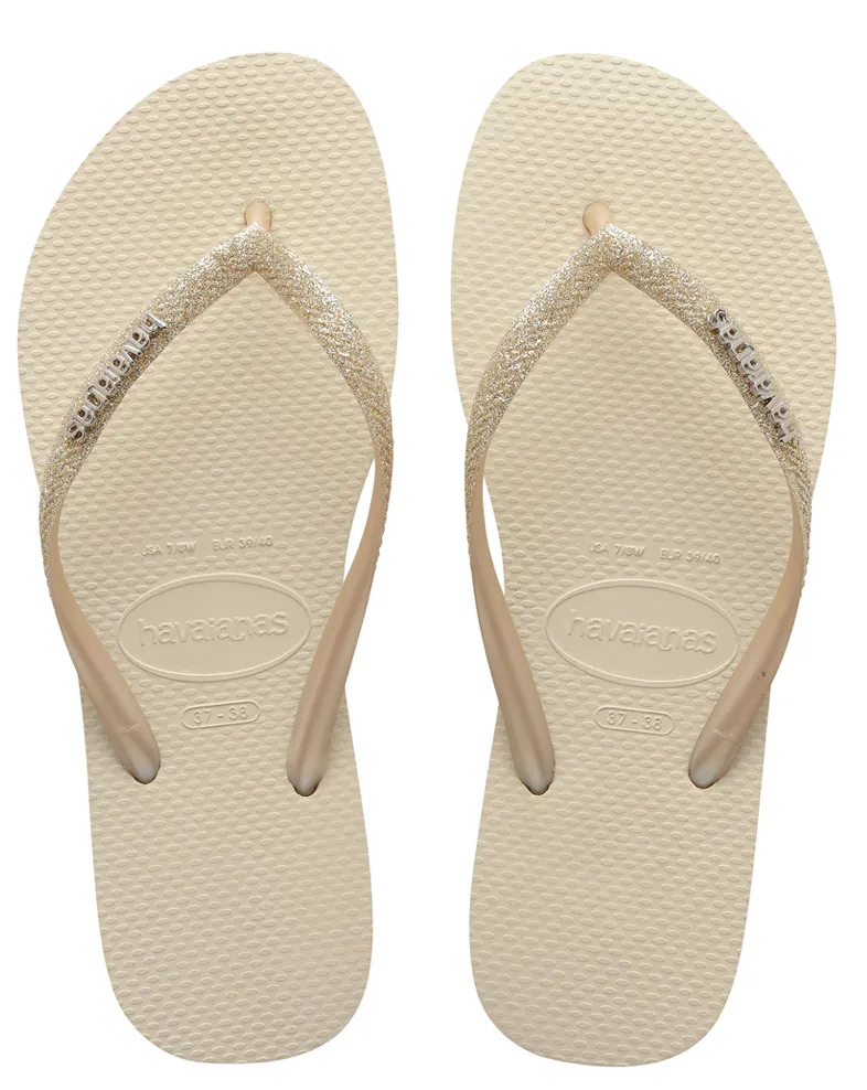 Slim Sparkle Flip Flops