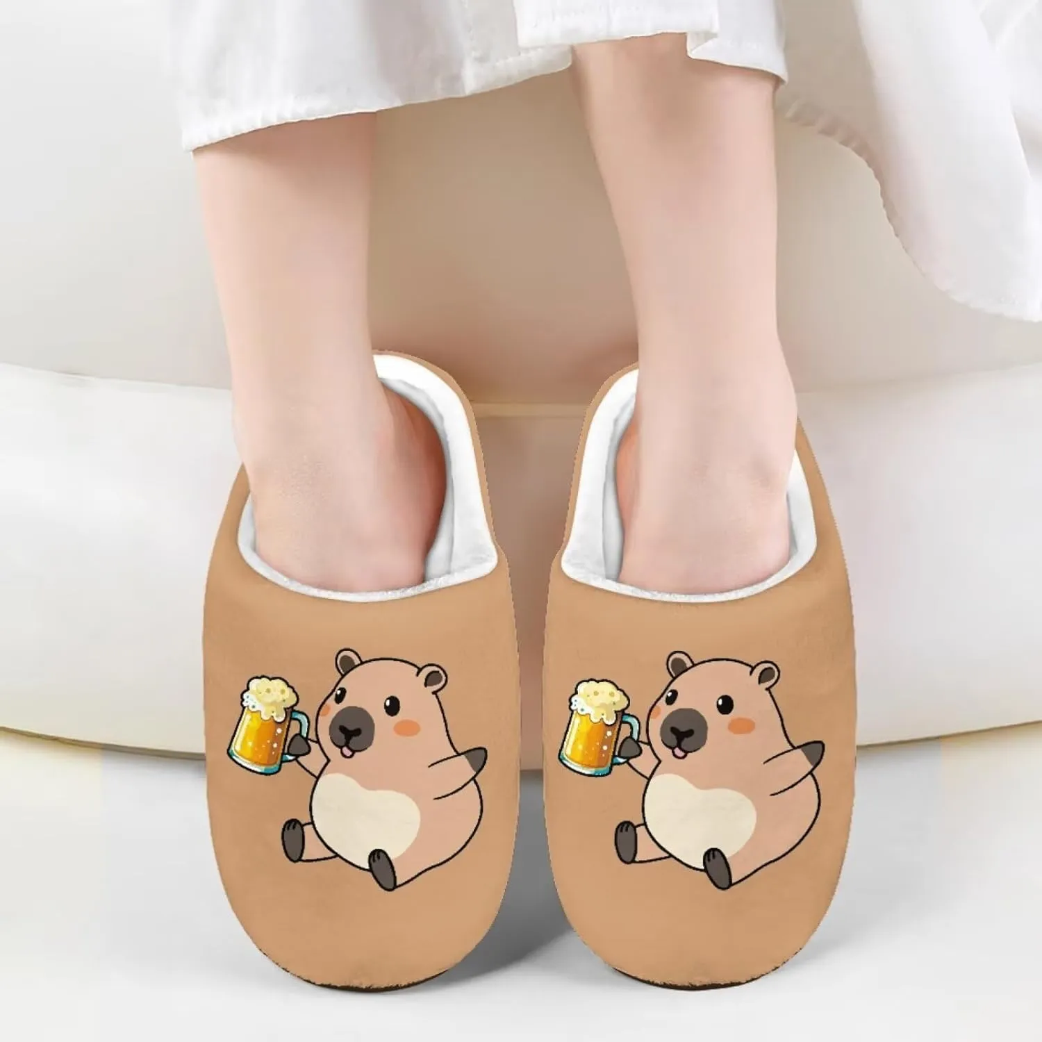 Slippers for Kids Anti-slip House Slippers Warm Plush Slippers Cozy Bedroom Slippers