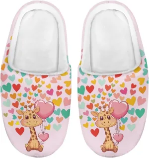 Slippers for Kids Anti-slip House Slippers Warm Plush Slippers Winter Bedroom Slippers