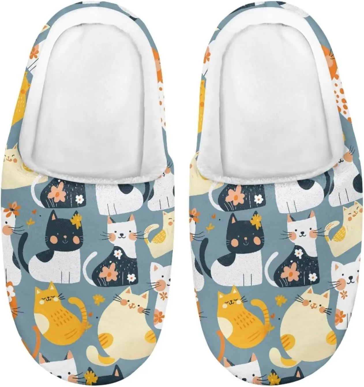 Slippers for Kids Anti-slip House Slippers Warm Plush Slippers Winter Bedroom Slippers