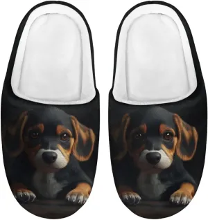 Slippers for Kids Warm Plush Slippers Non Slip House Slippers Winter Cozy Bedroom Slippers