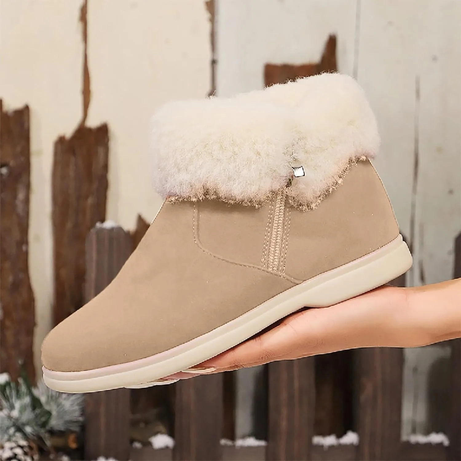 Slippers for Women & Men Indoor and Outdoor Winter Warm Fuzzy House Slipper Shoes Boots Memory Foam Booties Cozy Slippers Slip On Sneakers Unisex