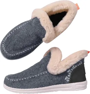 Slippers for Women & Men Indoor and Outdoor Winter Warm Fuzzy House Slipper Shoes Boots Memory Foam Booties Cozy Slippers Slip On Sneakers Unisex