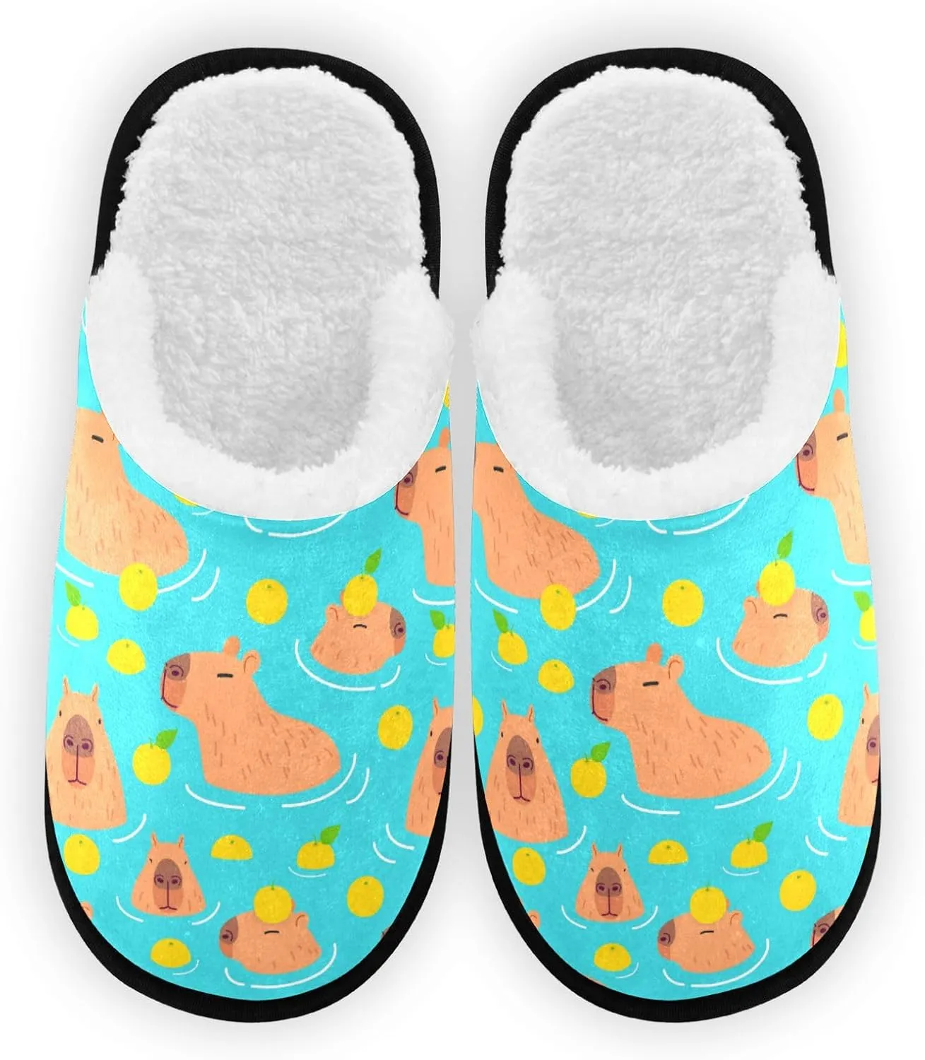 Slippers for Women Men, Memory Foam House Slippers, Non-Slip Indoor Outdoor Winter Bedroom Shoes