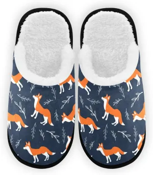 Slippers for Women Men, Memory Foam House Slippers, Non-Slip Indoor Outdoor Winter Bedroom Shoes