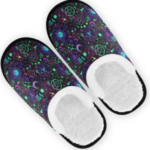 Slippers for Women Men, Memory Foam House Slippers, Non-Slip Indoor Outdoor Winter Bedroom Shoes
