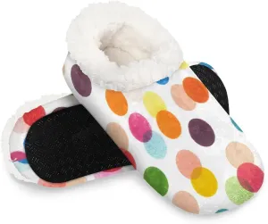 Slippers for Women Polka Dot Red Warm Soft Cozy Warm House Slipper