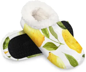 Slippers for Women Polka Dot Red Warm Soft Cozy Warm House Slipper