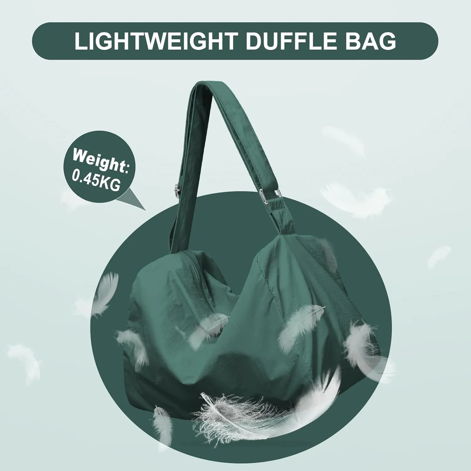 Small Gym Bag for Women Lightweight Carry on Gym Tote Bag, Workout Sport Duffle Bag with Shoe Compartment,Crossbody Shoulder Travel Bag for Swim, Yoge, Dance
