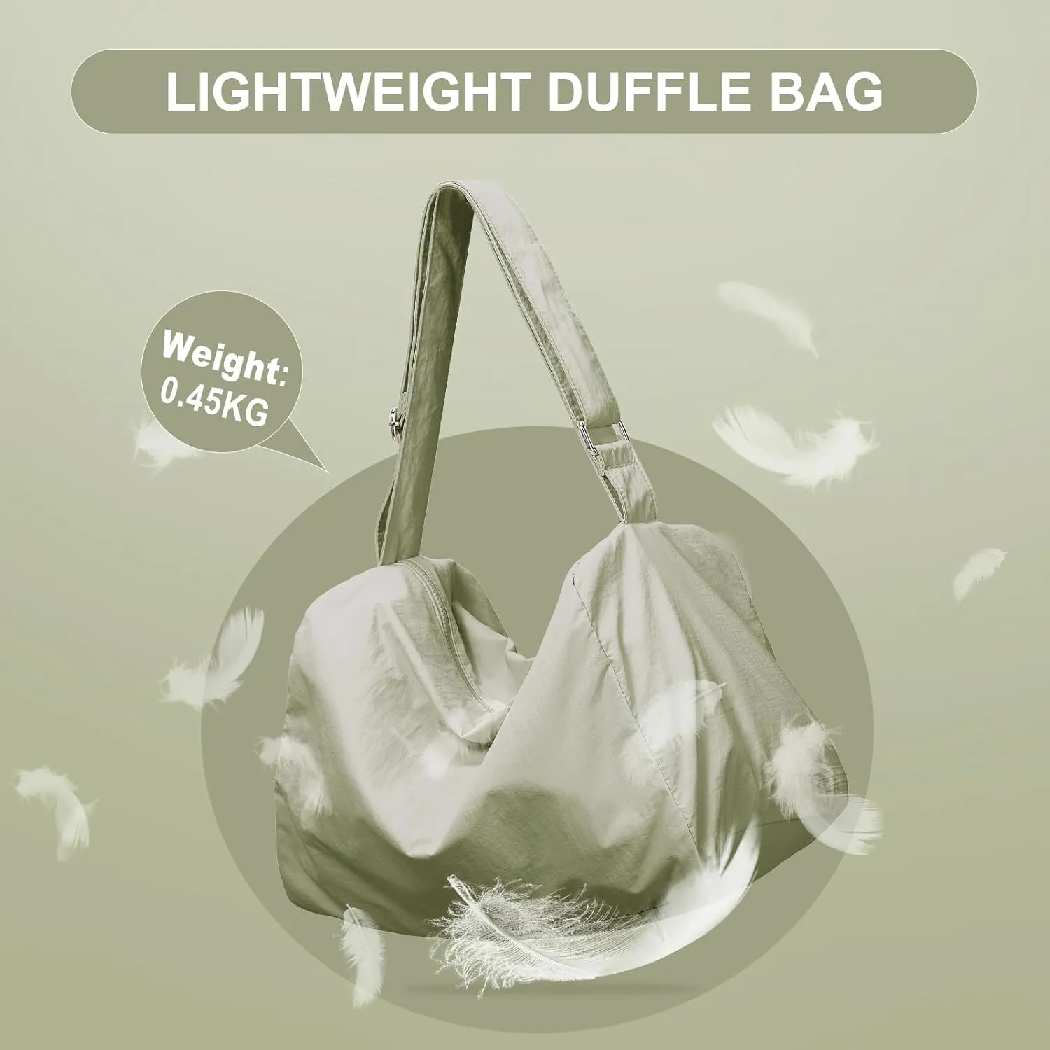Small Gym Bag for Women Lightweight Carry on Gym Tote Bag, Workout Sport Duffle Bag with Shoe Compartment,Crossbody Shoulder Travel Bag for Swim, Yoge, Dance