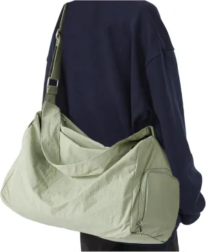 Small Gym Bag for Women Lightweight Carry on Gym Tote Bag, Workout Sport Duffle Bag with Shoe Compartment,Crossbody Shoulder Travel Bag for Swim, Yoge, Dance