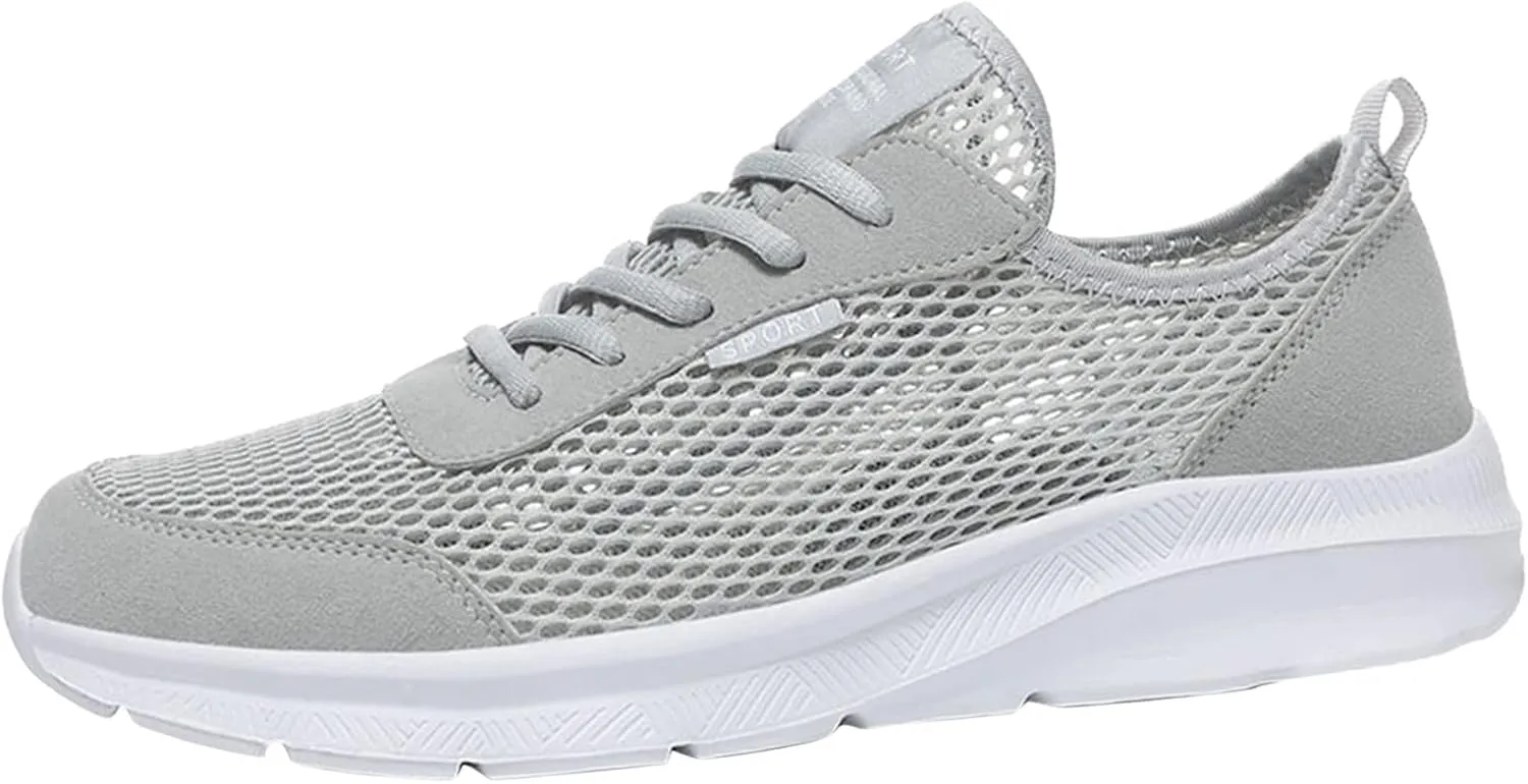 Sneakers for Men Casual Non Slip Work Shoes Athletic Tennis Shoes Lightweight Breathable Running Shoes Footwear