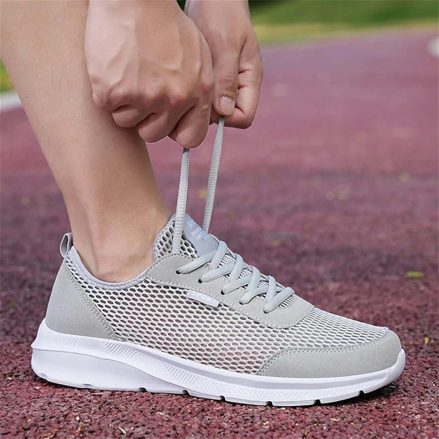 Sneakers for Men Casual Non Slip Work Shoes Athletic Tennis Shoes Lightweight Breathable Running Shoes Footwear