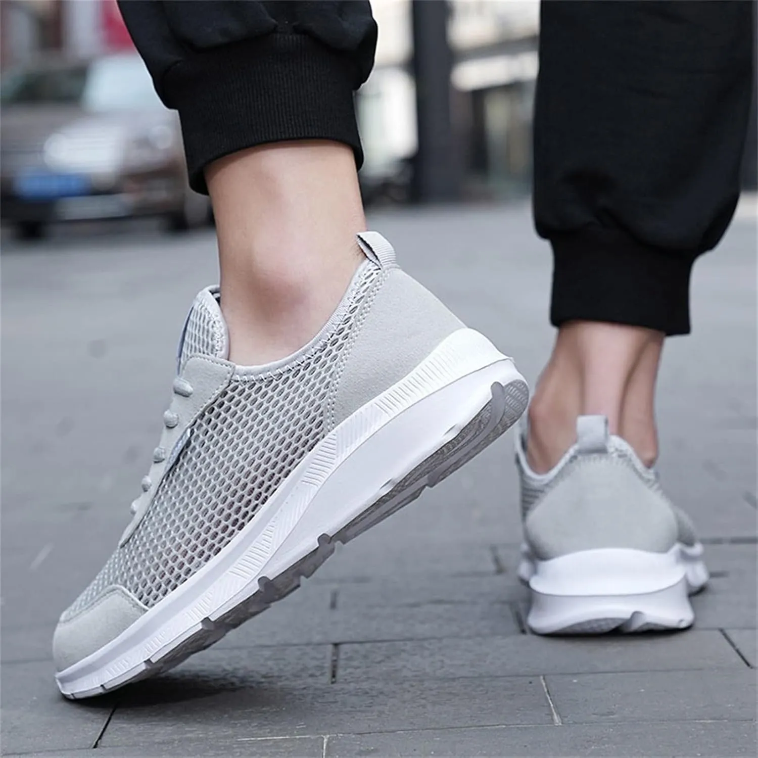 Sneakers for Men Casual Non Slip Work Shoes Athletic Tennis Shoes Lightweight Breathable Running Shoes Footwear