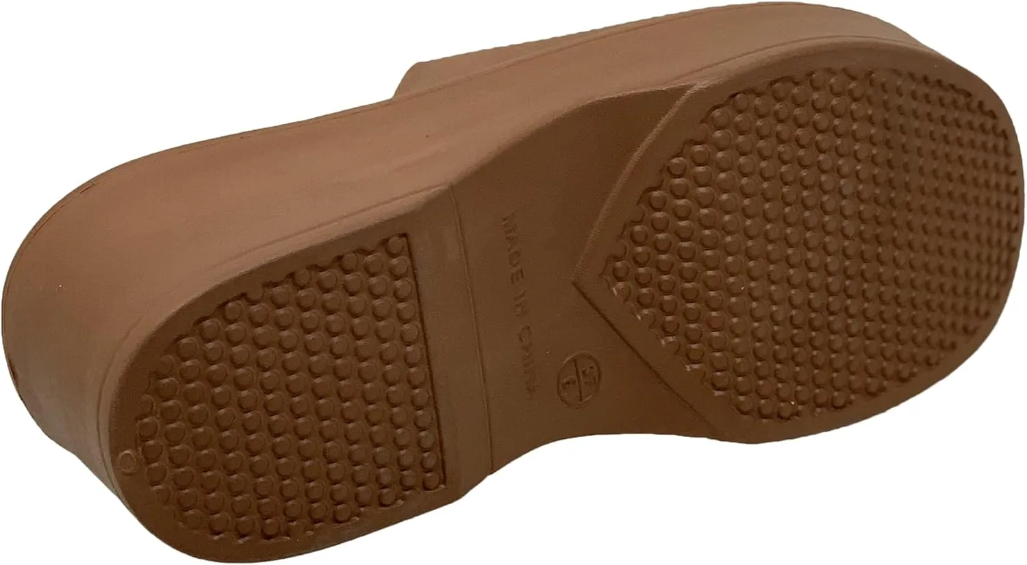 SOBEYO Women's One Band Slide Wedge Platform Sandals Slip-On Flip Flops EVA Soft Light-Weight Sole