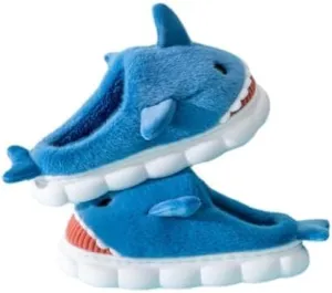 Soft Shark Plush Slippers House Slippers Indoor Outdoor Closed Back Slipper for Women and Men