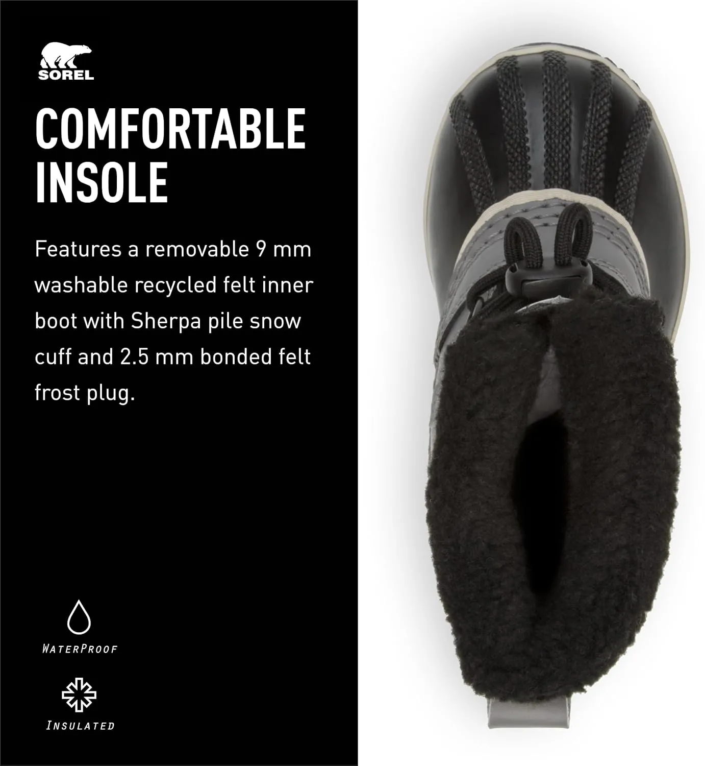 SOREL Children's Yoot Pac TP Waterproof Boot