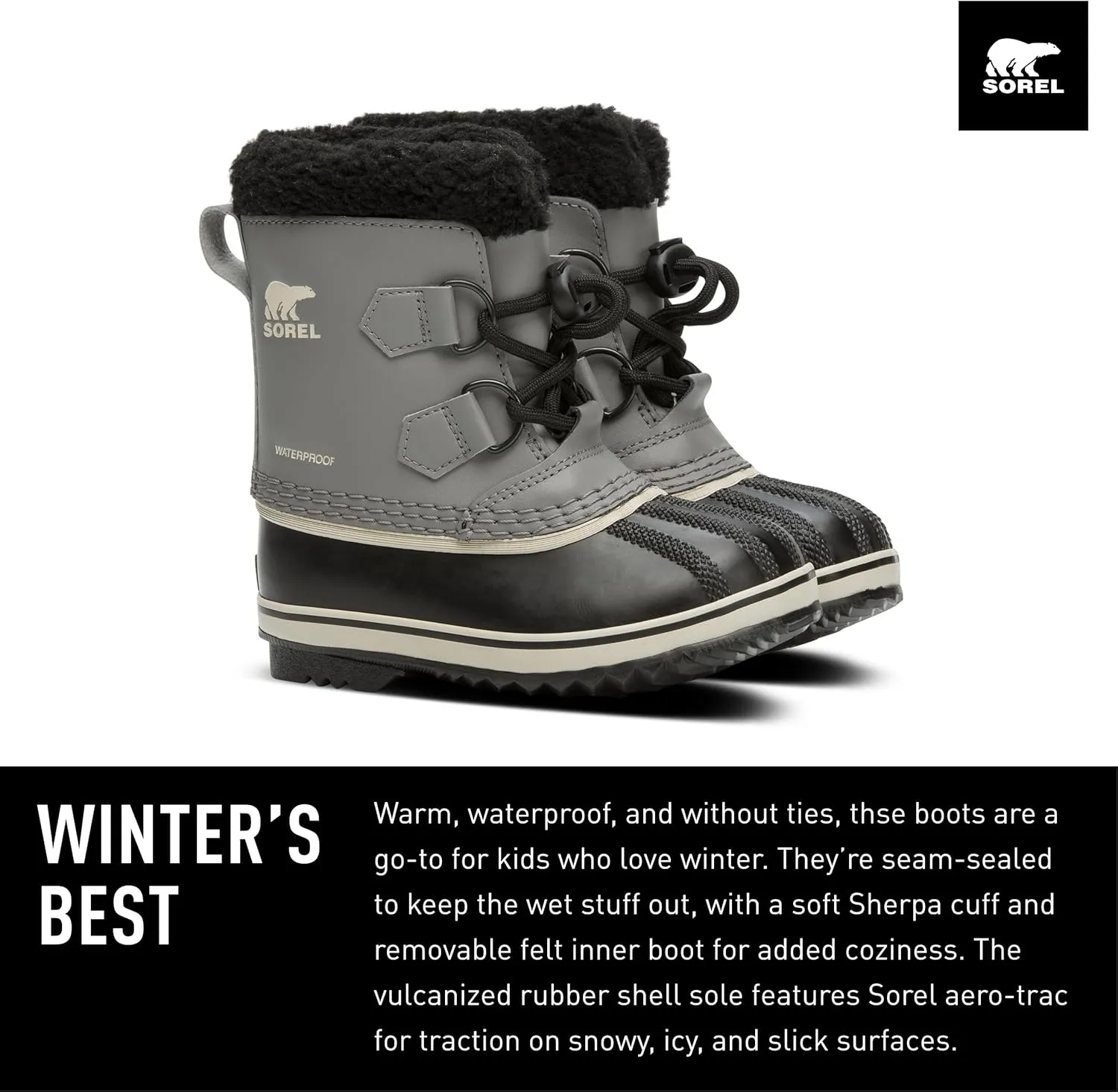 SOREL Children's Yoot Pac TP Waterproof Boot
