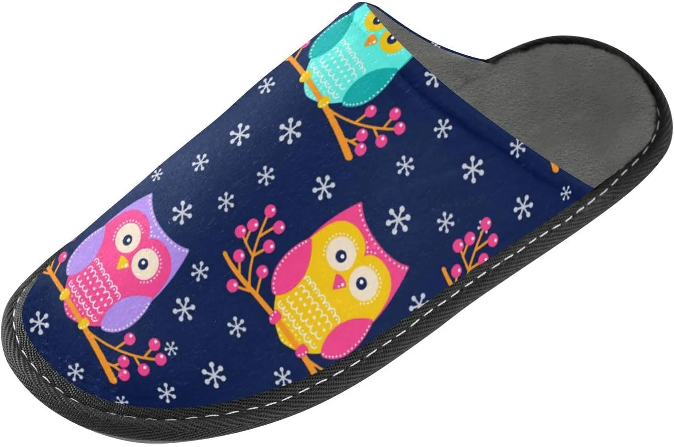Spa Slippers Indoor House Fuzzy Slippers Soft Memory Foam Non-Slip Home Slipper Winter Shoes For Bedroom Hotel Travel 4-11