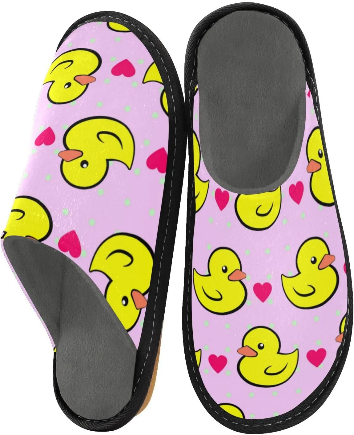 Spa Slippers Indoor House Fuzzy Slippers Soft Memory Foam Non-Slip Home Slipper Winter Shoes For Bedroom Hotel Travel 4-11