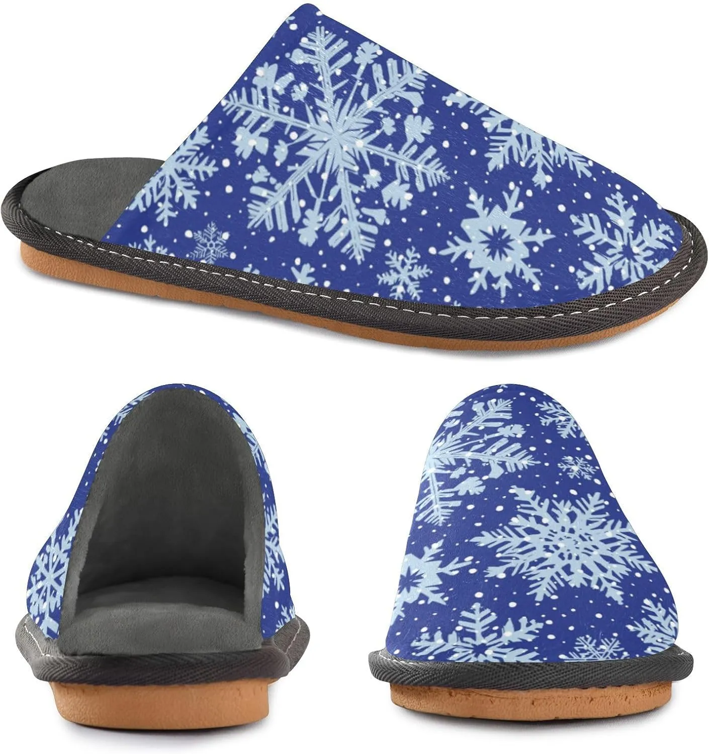 Spa Slippers Indoor House Fuzzy Slippers Soft Memory Foam Non-Slip Home Slipper Winter Shoes For Bedroom Hotel Travel 4-11