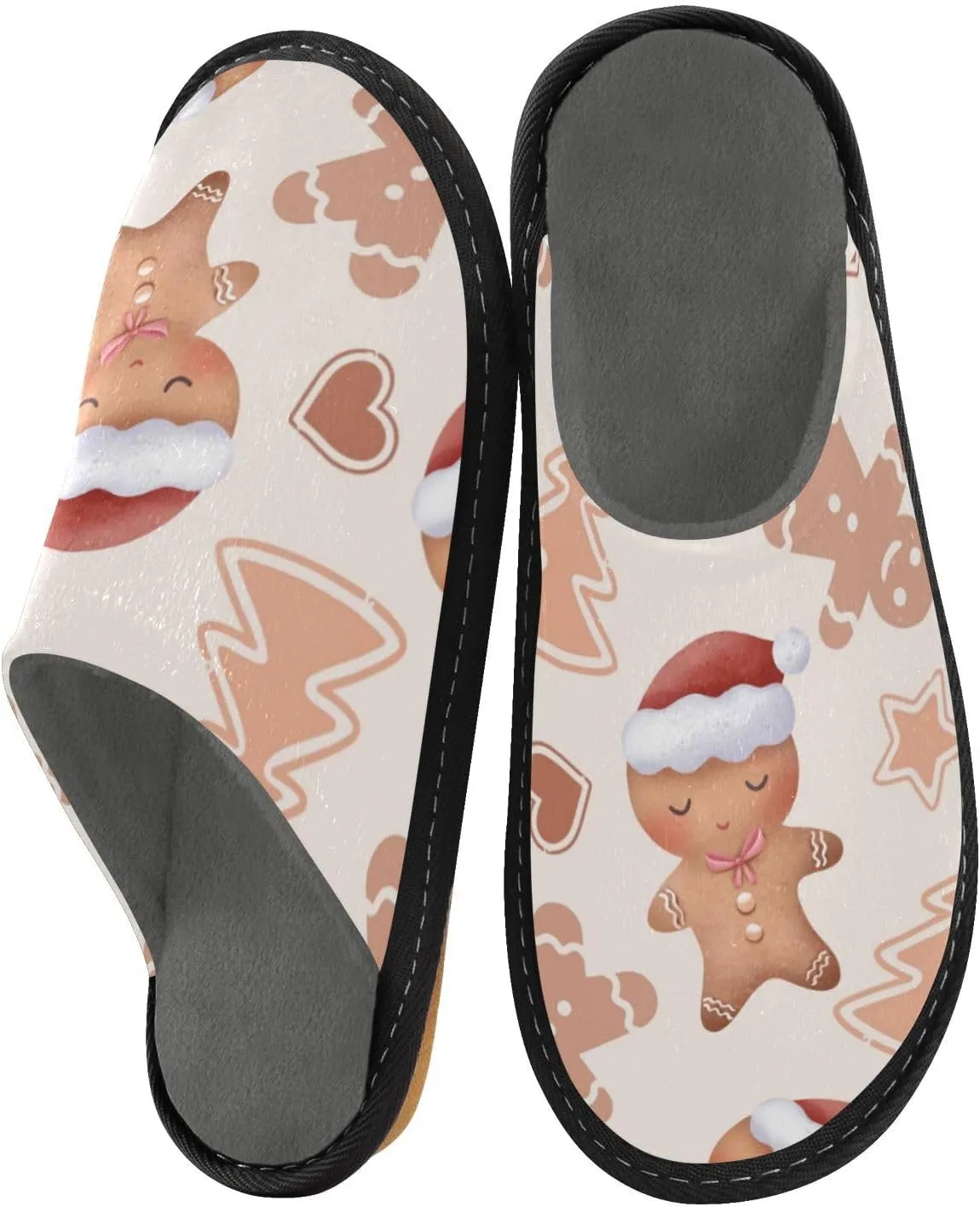 Spa Slippers Indoor House Fuzzy Slippers Soft Memory Foam Non-Slip Home Slipper Winter Shoes For Bedroom Hotel Travel 4-11