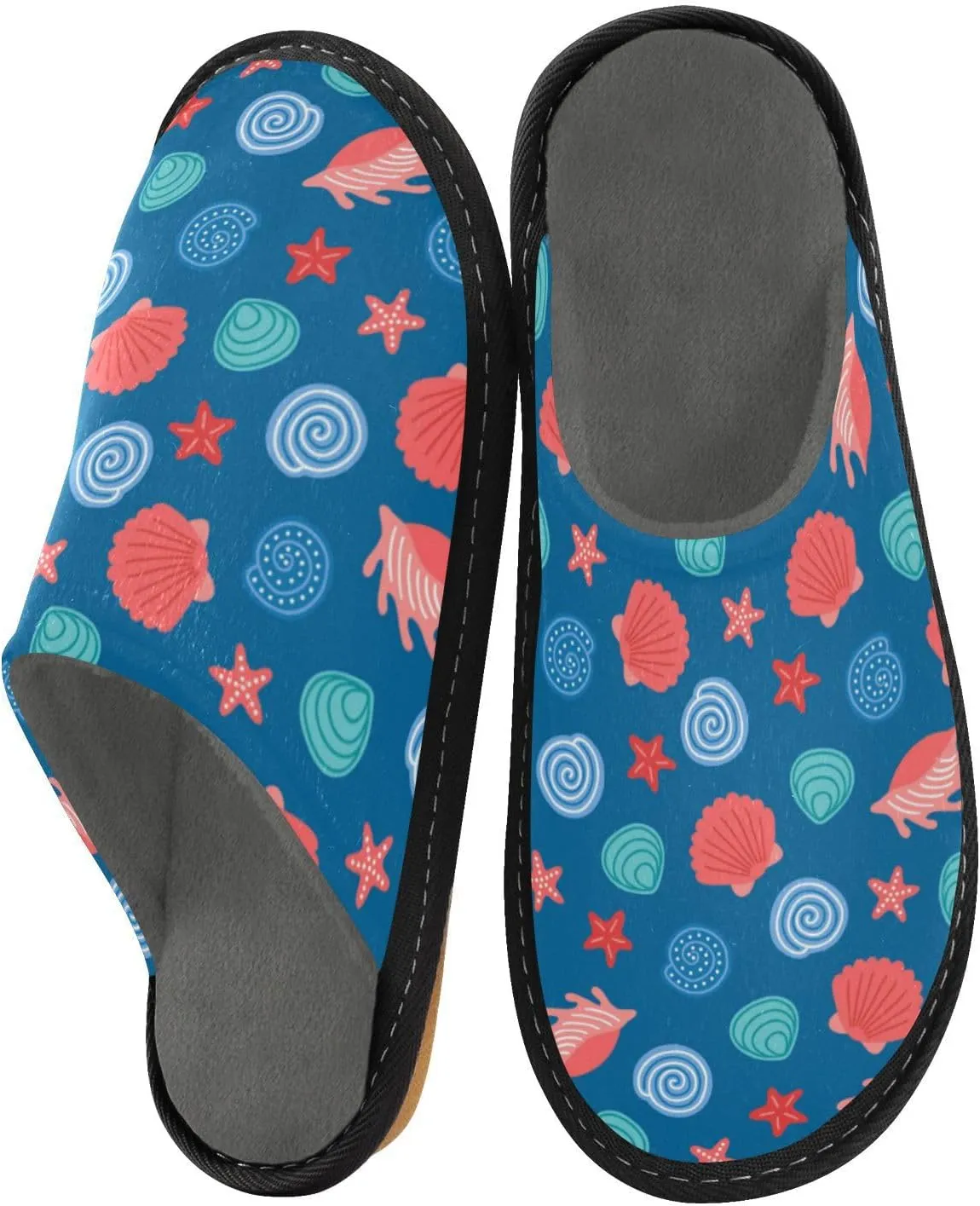 Spa Slippers Indoor House Fuzzy Slippers Soft Memory Foam Non-Slip Home Slipper Winter Shoes For Bedroom Hotel Travel 4-11