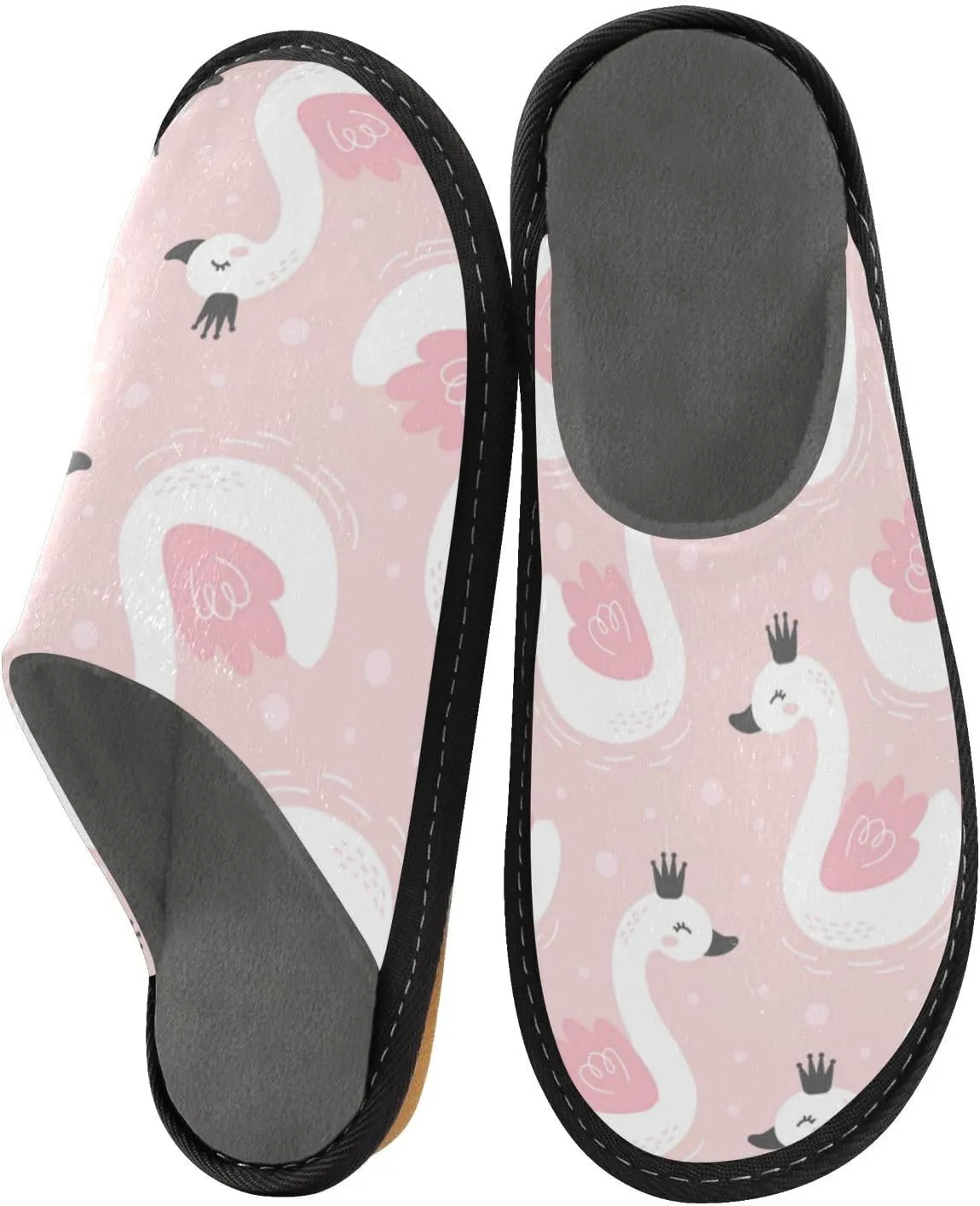Spa Slippers Indoor House Fuzzy Slippers Soft Memory Foam Non-Slip Home Slipper Winter Shoes For Bedroom Hotel Travel 4-11