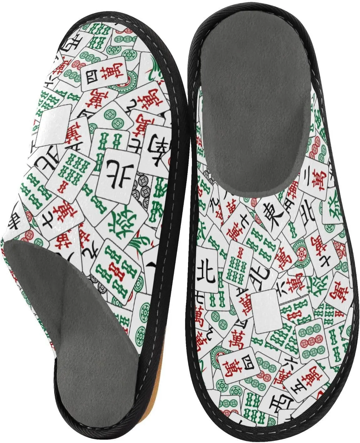 Spa Slippers Indoor House Fuzzy Slippers Soft Memory Foam Non-Slip Home Slipper Winter Shoes For Bedroom Hotel Travel 4-11
