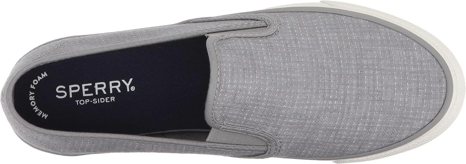 Sperry Unisex-Adult Seaside Two-Tone Linen Sneaker
