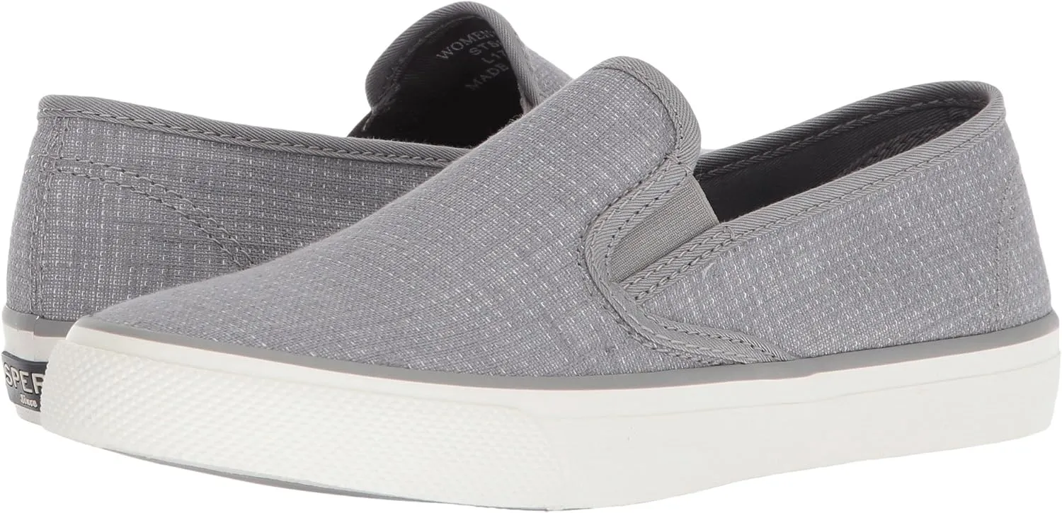 Sperry Unisex-Adult Seaside Two-Tone Linen Sneaker