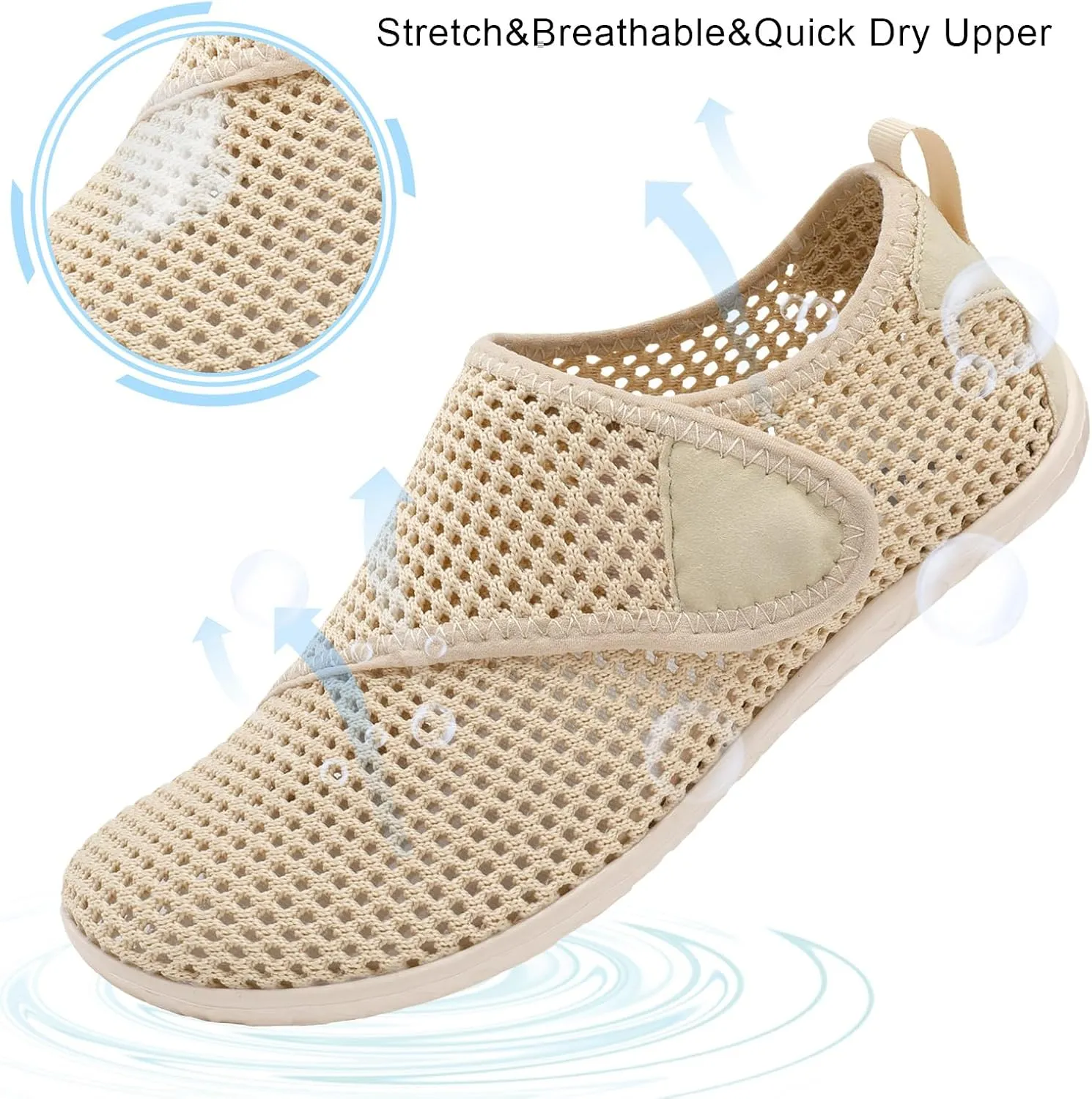 Spesoul Womens and Mens Water Shoes Breathable Quick Dry Soft Barefoot Aqua Socks for Hiking Swim Beach Surf Yoga Sport